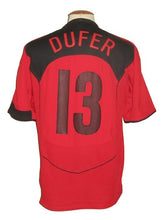 Load image into Gallery viewer, Rode Duivels 2004-06 Home shirt XL #13 Grégory Dufer