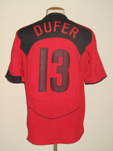 Load image into Gallery viewer, Rode Duivels 2004-06 Home shirt XL #13 Grégory Dufer
