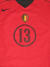 Load image into Gallery viewer, Rode Duivels 2004-06 Home shirt XL #13 Grégory Dufer