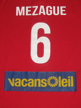 Load image into Gallery viewer, Royal Excel Mouscron Peruwelz 2014-15 Home shirt MATCH ISSUE/WORN #6 Teddy Mezague *signed*