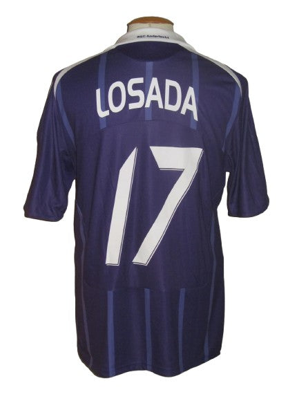RSC Anderlecht 2008-09 Home shirt L #17 Hernan Losada *mint*