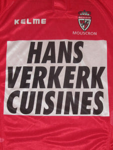 Royal Excel Mouscron 1997-99 Home shirt L/S XL