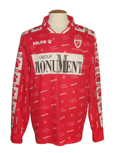 Royal Excel Mouscron 1996-97 Home shirt XXL #11 *signed*