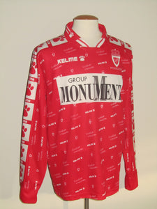 Royal Excel Mouscron 1996-97 Home shirt XXL #11 *signed*