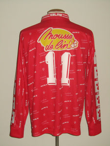 Royal Excel Mouscron 1996-97 Home shirt XXL #11 *signed*