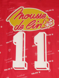 Royal Excel Mouscron 1996-97 Home shirt XXL #11 *signed*