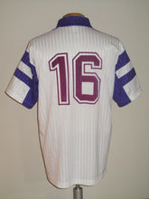 Load image into Gallery viewer, RSC Anderlecht 1990-91 Away shirt MATCH ISSUE UEFA Cup #16 Pär Zetterberg vs FC Petrolul