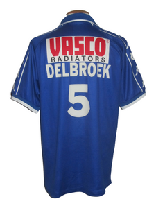 KRC Genk 1999-01 Home shirt XXL #5 Wilfried Delbroek