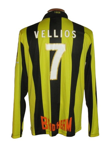 Lierse SK 2014-15 Home shirt MATCH ISSUE/WORN #7 Apostolos Vellios