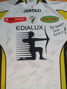 KSC Lokeren 2007-08 Home shirt MATCH ISSUE/WORN #3 João Carlos *signed*