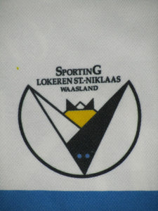 KSC Lokeren 2002-03 Home shirt MATCH ISSUE/WORN #22 Lezou Doba