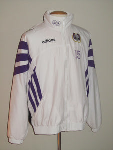 RSC Anderlecht 1996-97 Track jacket PLAYER ISSUE #15 Chidi Nwanu