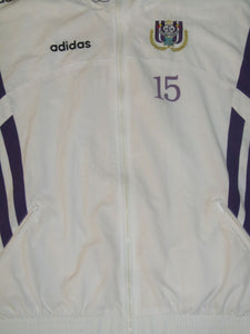 RSC Anderlecht 1996-97 Track jacket PLAYER ISSUE #15 Chidi Nwanu