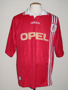 Standard Luik 1996-97 Home shirt MATCH WORN Intertoto vs Karlsrüher SC #8 Roberto Bisconti