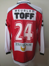 Load image into Gallery viewer, Royal Excel Mouscron 2002-03 Home shirt MATCH ISSUE/WORN #24 Filston Mongu