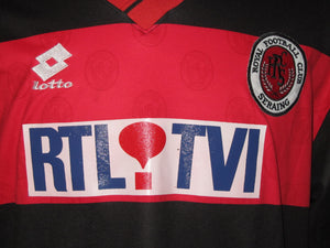 RFC Seraing 1994-95 Home shirt MATCH WORN vs Dinamo Moskou #5 Marc Schaessens