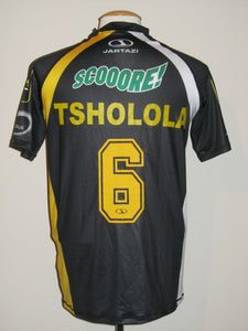 KSC Lokeren 2012-13 Away shirt MATCH WORN #6 Tsholola TIKO