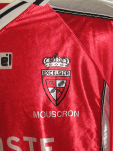 Royal Excel Mouscron 2000-01 Home shirt MATCH ISSUE/WORN #20