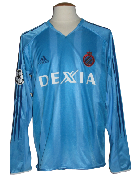 Club Brugge 2005-06 Away shirt MATCH WORN Champions League #17 Ivan Gvozdenovic