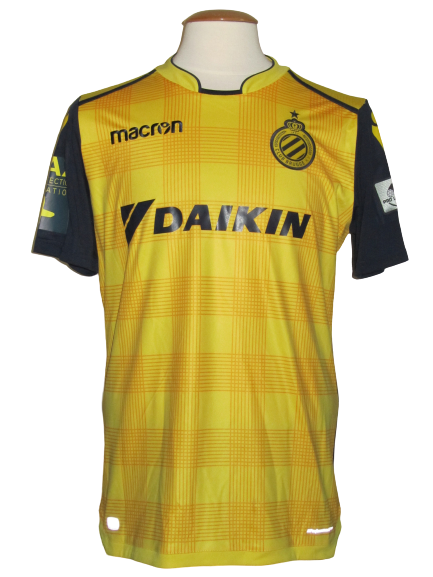 Club Brugge 2017-18 Third shirt MATCH WORN #35 Saulo Decarli