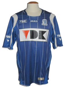 KAA Gent 2008-09 Home shirt MATCH ISSUE/WORN #8 Bernd Thijs