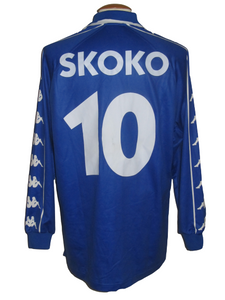 KRC Genk 2000-01 Home shirt MATCH ISSUE/WORN UEFA Cup #10 Josip Skoko