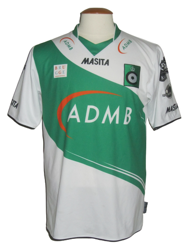 Cercle Brugge 2012-13 Away shirt MATCH ISSUE/WORN #37 Niels Mestdagh