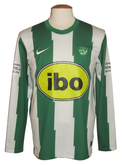 KRC Mechelen 2011-12 Home shirt MATCH ISSUE/WORN #19 Stephan Vandorpe