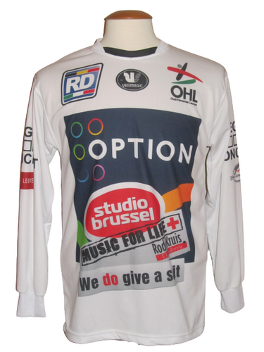 Oud-Heverlee Leuven 2011-12 Home shirt MATCH ISSUE/WORN #15 Pieter Nys vs Club Brugge
