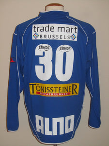 FC Brussels 2007-08 Away shirt MATCH ISSUE/WORN #30 Zola Matumona