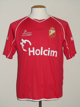 Load image into Gallery viewer, RAEC Mons 2006-07 Home shirt MATCH ISSUE/WORN #28 Wamberto *damaged*