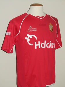 RAEC Mons 2006-07 Home shirt MATCH ISSUE/WORN #28 Wamberto *damaged*