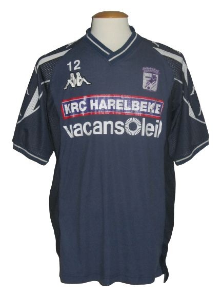 KRC Harelbeke 2000-01 Training shirt PLAYER ISSUE #12 Daniel Maes