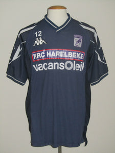 KRC Harelbeke 2000-01 Training shirt PLAYER ISSUE #12 Daniel Maes