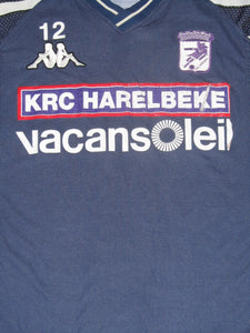 KRC Harelbeke 2000-01 Training shirt PLAYER ISSUE #12 Daniel Maes