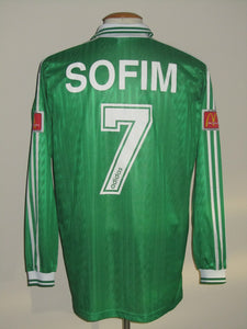 KFC Lommel SK 1996-97 Home shirt MATCH ISSUE/WORN #7 Gert Cannaerts