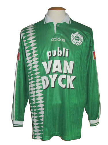 KFC Lommel SK 1996-97 Home shirt MATCH ISSUE/WORN #7 Gert Cannaerts