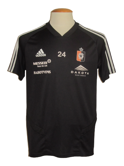 SK Deinze 2019-20 Training shirt PLAYER ISSUE #24 Niels De Schutter