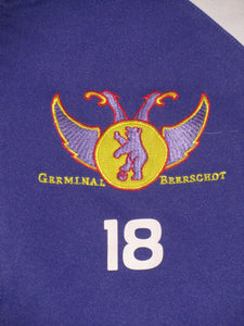 Germinal Beerschot 2006-07 Training jacket PLAYER ISSUE #18 Abuda