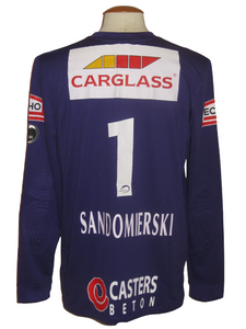 KRC Genk 2012-13 Goalkeeper shirt MATCH ISSUE #1 Grzegorz Sandomierski