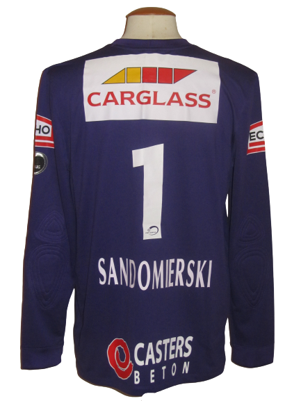 KRC Genk 2012-13 Goalkeeper shirt MATCH ISSUE #1 Grzegorz Sandomierski