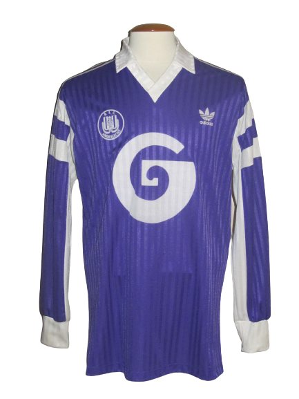 RSC Anderlecht 1989-92 Home shirt L/S XL *mint*