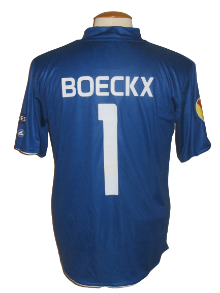 KAA Gent 2010-11 Home shirt MATCH ISSUE/WORN Europa League #1 Frank Boeckx