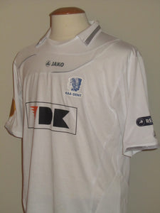 KAA Gent 2010-11 Away shirt MATCH ISSUE/WORN Europa League #22 Matija Skarabot