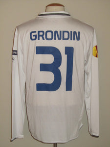 KAA Gent 2010-11 Away shirt MATCH ISSUE/WORN Europa League #31 Christophe Grondin