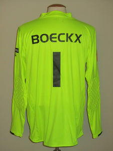 KAA Gent 2010-11 Home shirt Europa League *Misprint* #1 Frank Boeckx