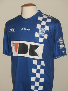 KAA Gent 2010-11 Home shirt MATCH ISSUE/WORN #15 César Arzo
