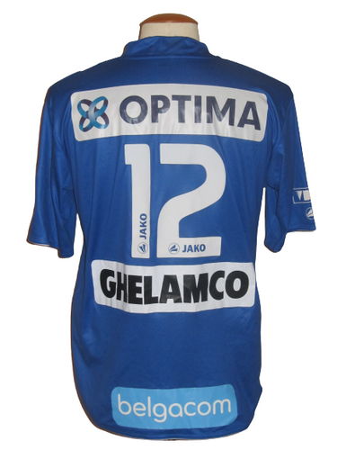 KAA Gent 2010-11 Home shirt MATCH ISSUE/WORN #12