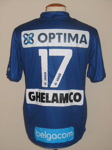 KAA Gent 2010-11 Home shirt MATCH ISSUE/WORN #17 Hannes van der Bruggen