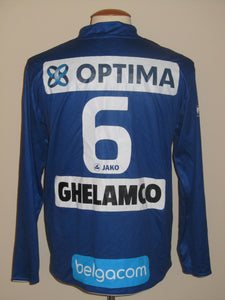 KAA Gent 2010-11 Home shirt MATCH ISSUE/WORN #6 Stef Wils
